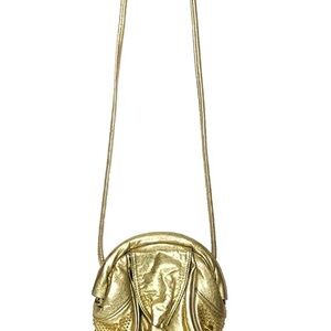 Elegant Gold Crossbody Bag